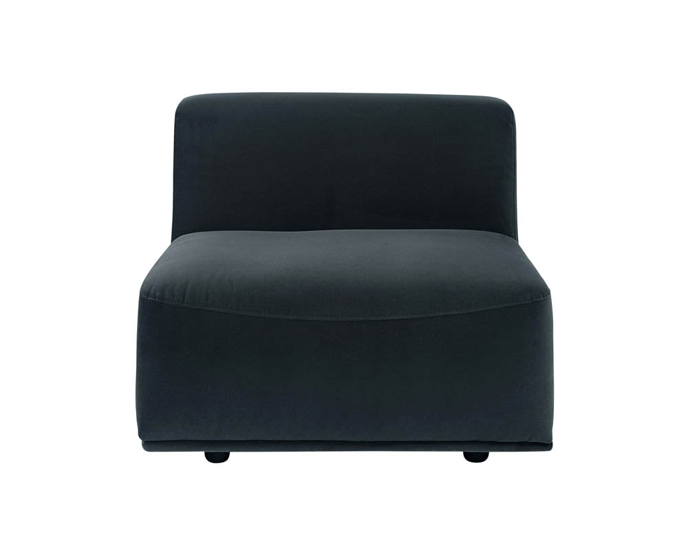 Darren Modular - Armless Chair - Smokescreen