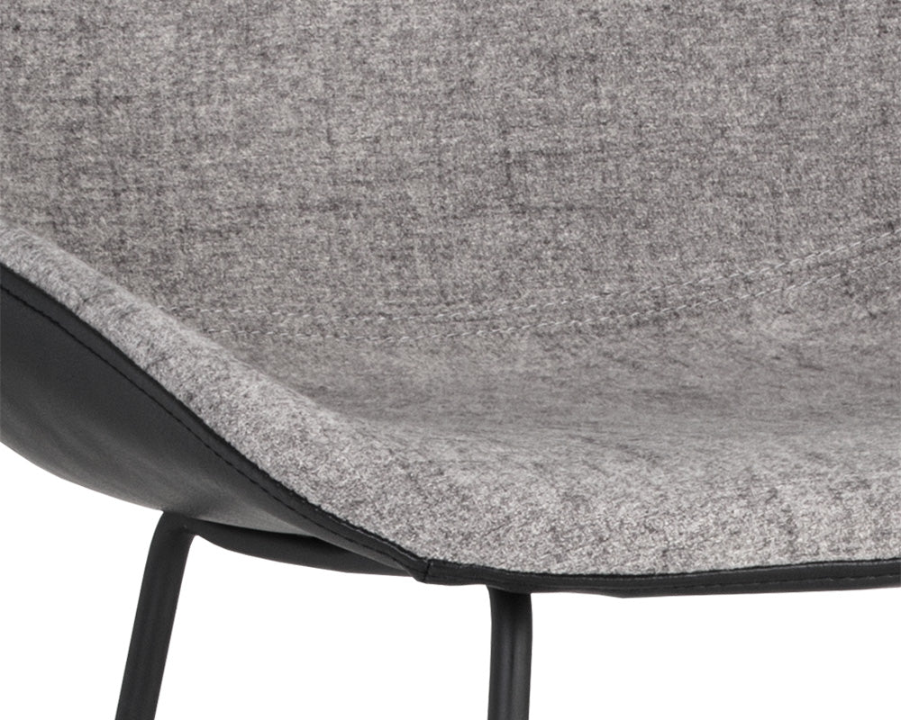 Mccoy Barstool - November Grey / Nightfall Black