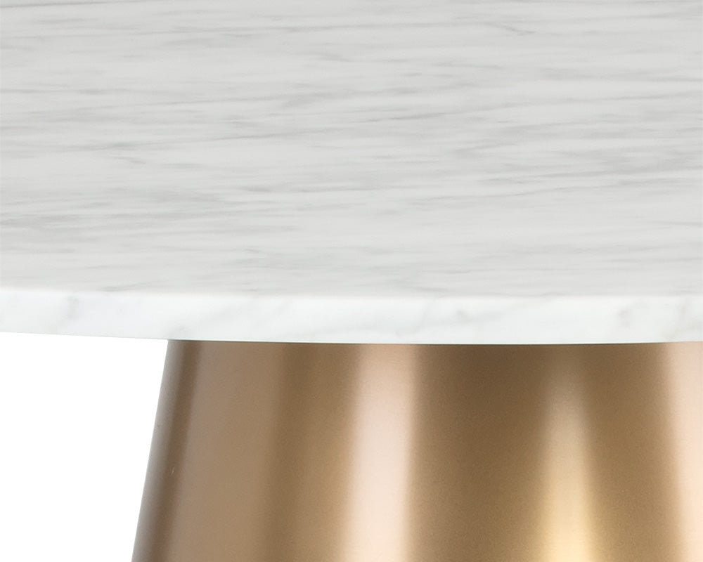 Damon Bistro Table - Gold - 35.5"