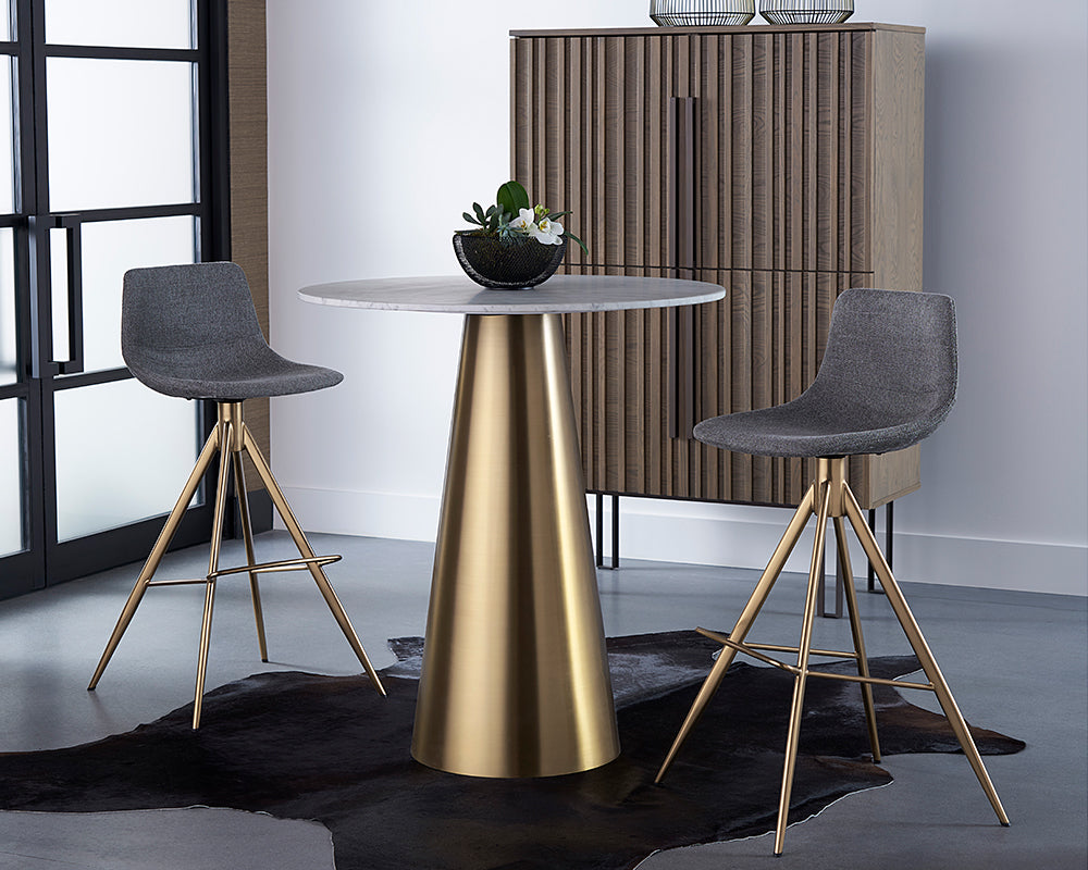 Damon Bar Table - Gold