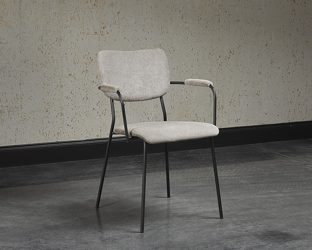 Cullen Dining Armchair - Polo Club Stone