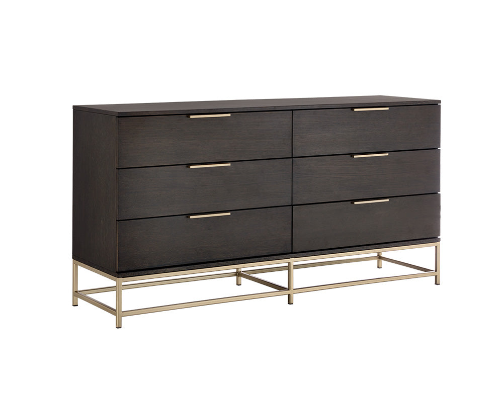 Rebel Dresser - Small - Gold - Charcoal Grey