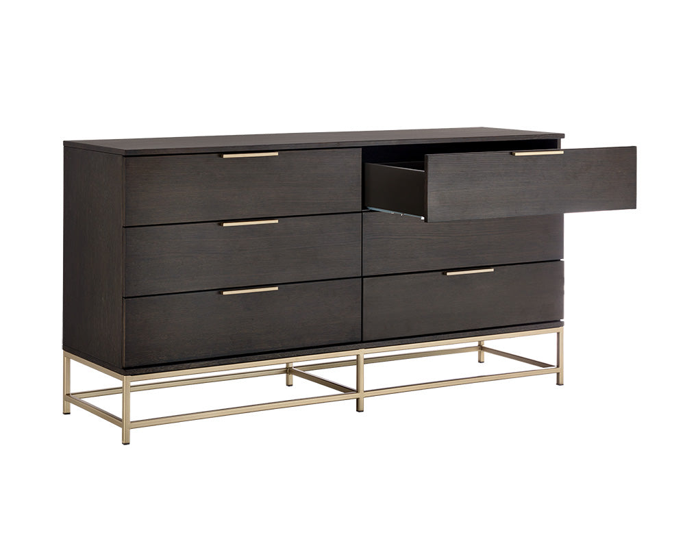 Rebel Dresser - Small - Gold - Charcoal Grey