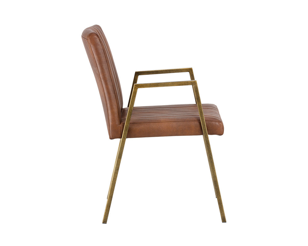 Homer Dining Armchair - Bravo Cognac
