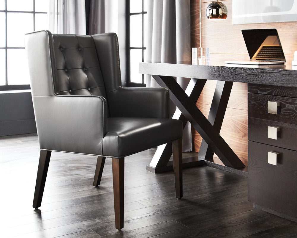 Clarkson Dining Armchair - Bravo Portabella