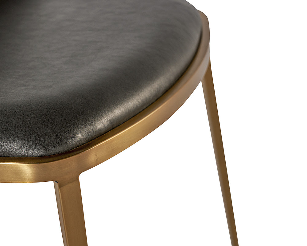 Dover Dining Chair - Bravo Portabella / Sparrow Grey