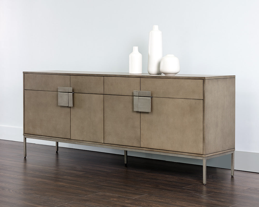 Jade Sideboard - Antique Silver - Ash Grey