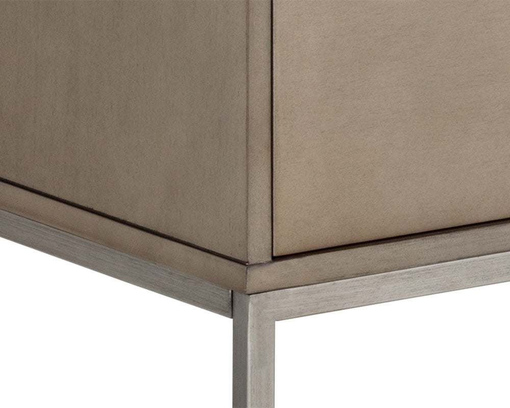 Jade Sideboard - Antique Silver - Ash Grey