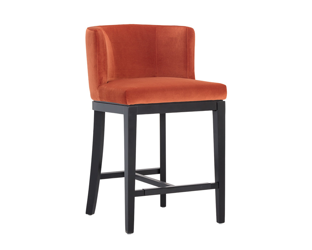 Hayden Counter Stool - Autumn Orange