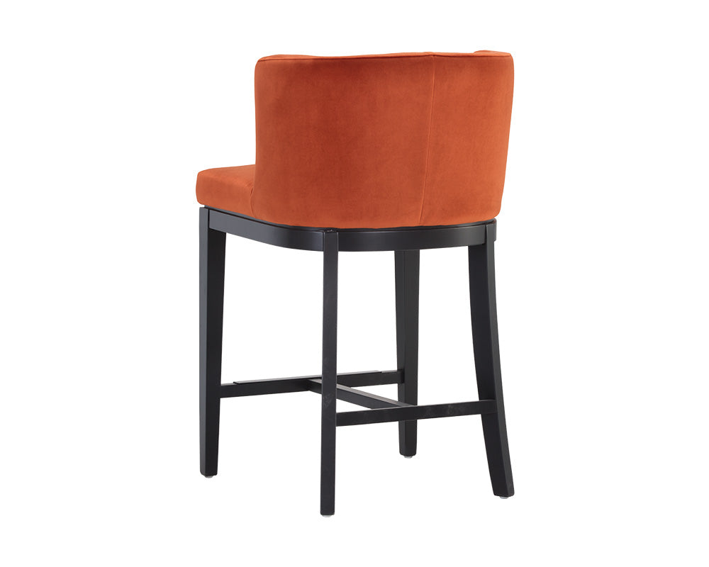 Hayden Counter Stool - Autumn Orange