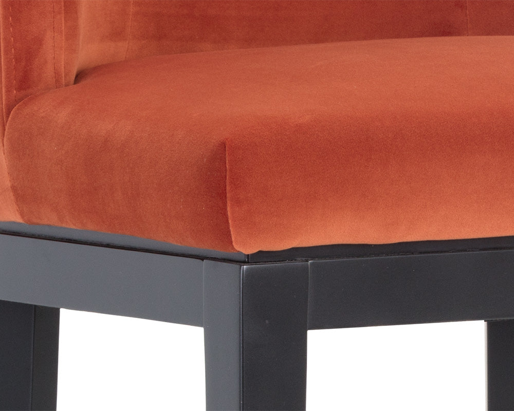 Hayden Counter Stool - Autumn Orange