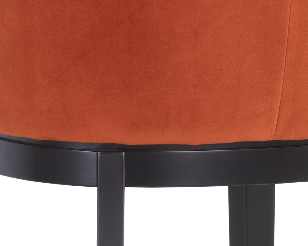 Hayden Counter Stool - Autumn Orange