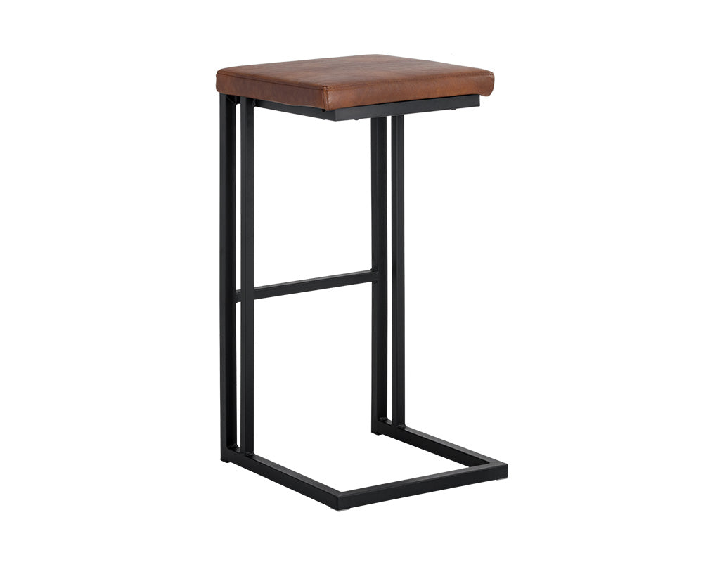 Boone Barstool - Black - Bravo Cognac