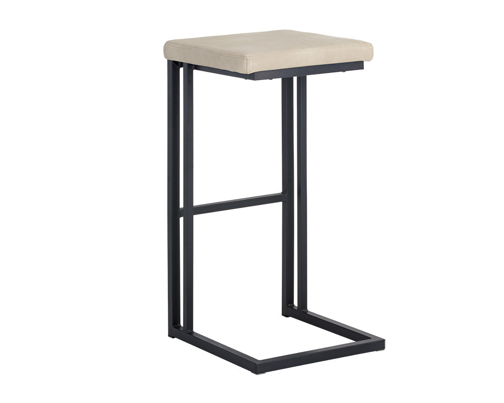 Boone Barstool - Black - Bravo Cream