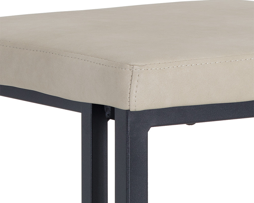 Boone Barstool - Black - Bravo Cream