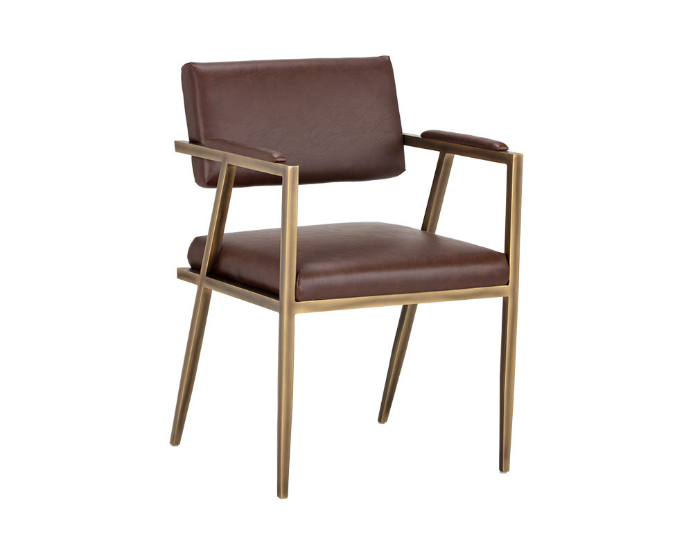 Ventouz Dining Armchair - Vintage Cognac