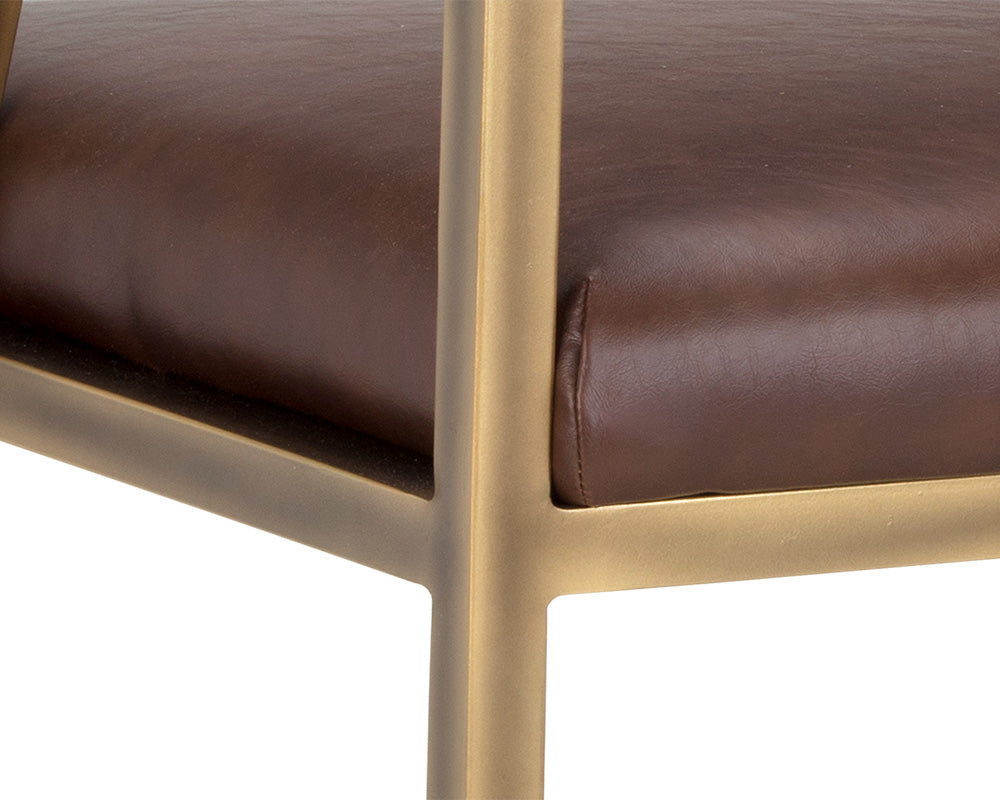 Ventouz Dining Armchair - Vintage Cognac