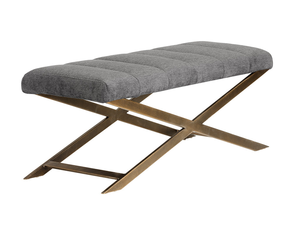 Kammi Bench - Polo Club Kohl Grey