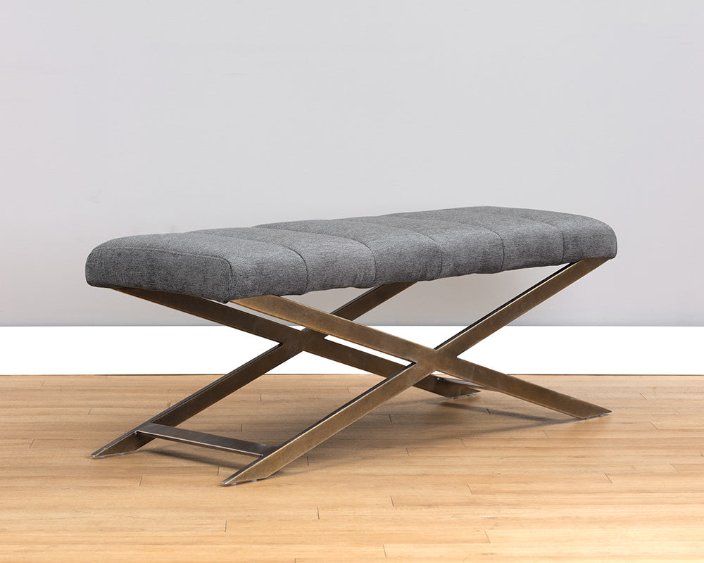 Kammi Bench - Polo Club Kohl Grey