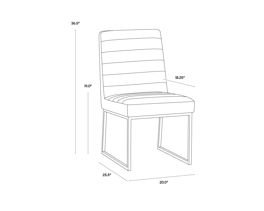 Spyros Dining Chair - Overcast Grey