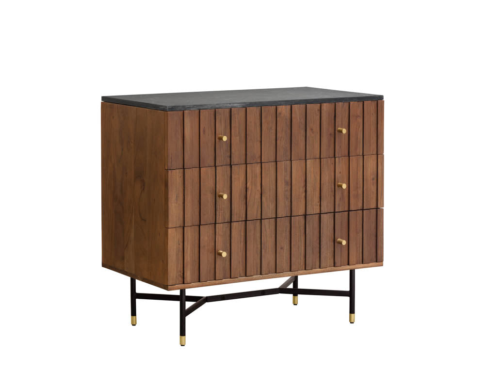 Wellington Chest - Black Marble