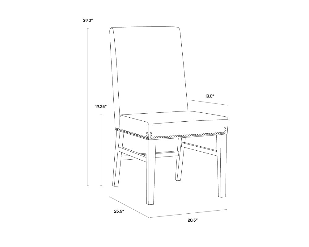 Brooke Dining Chair - Bravo Cream
