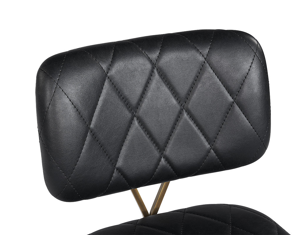 Virtu Swivel Dining Chair - Bravo Black