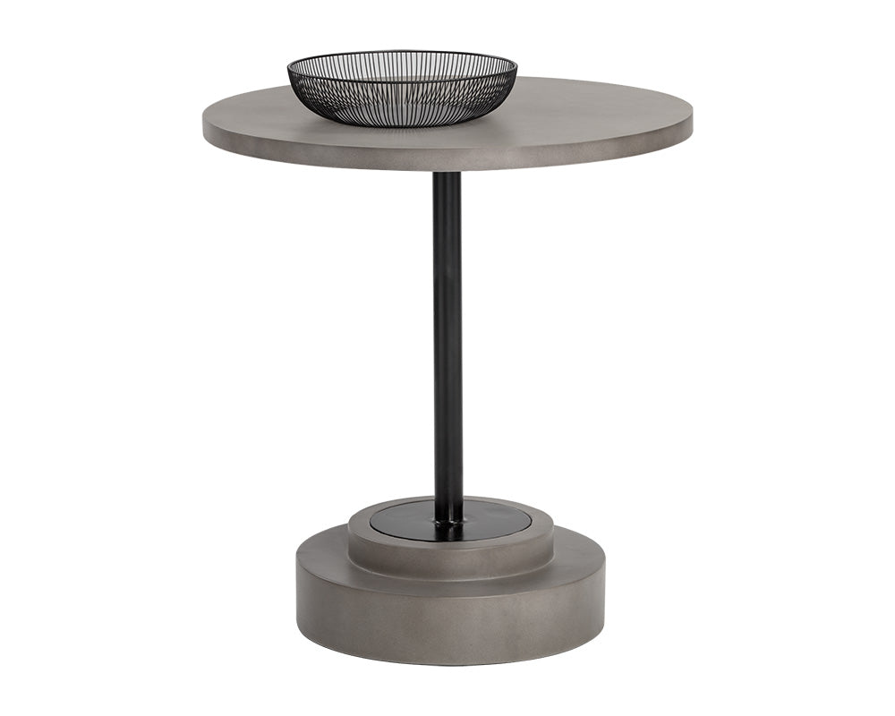 Marlowe Bistro Table - Black - Grey - 27.5"