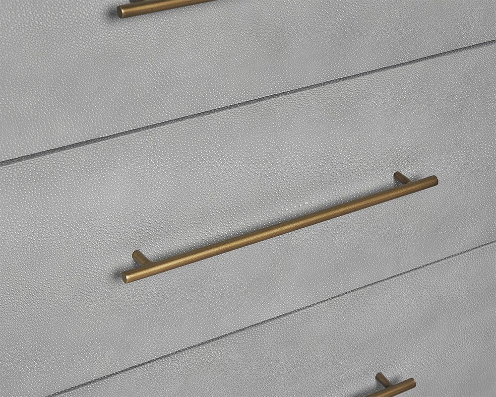 Venice Dresser - Grey Shagreen