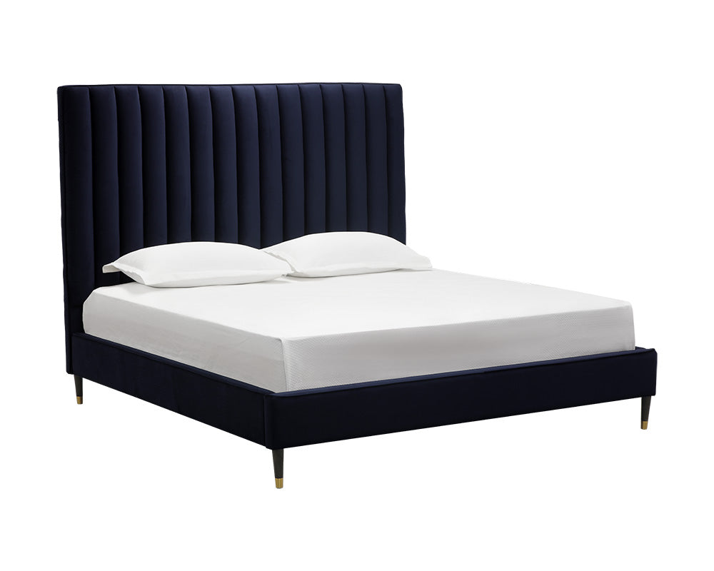 Yosi Bed - King - Abbington Navy