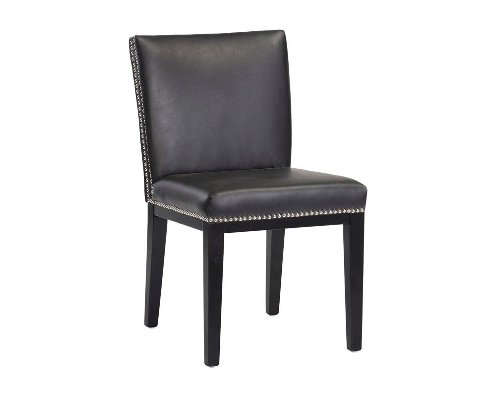 Vintage Dining Chair - Coal Black