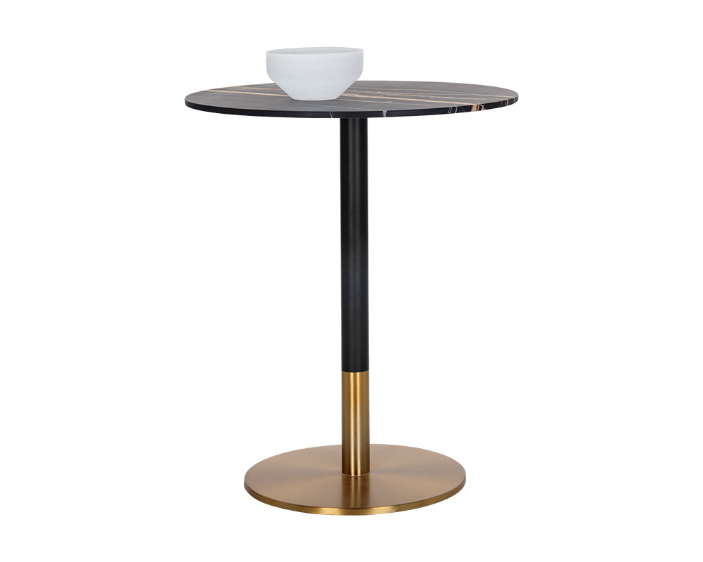 Massie Bar Table - Black Marble