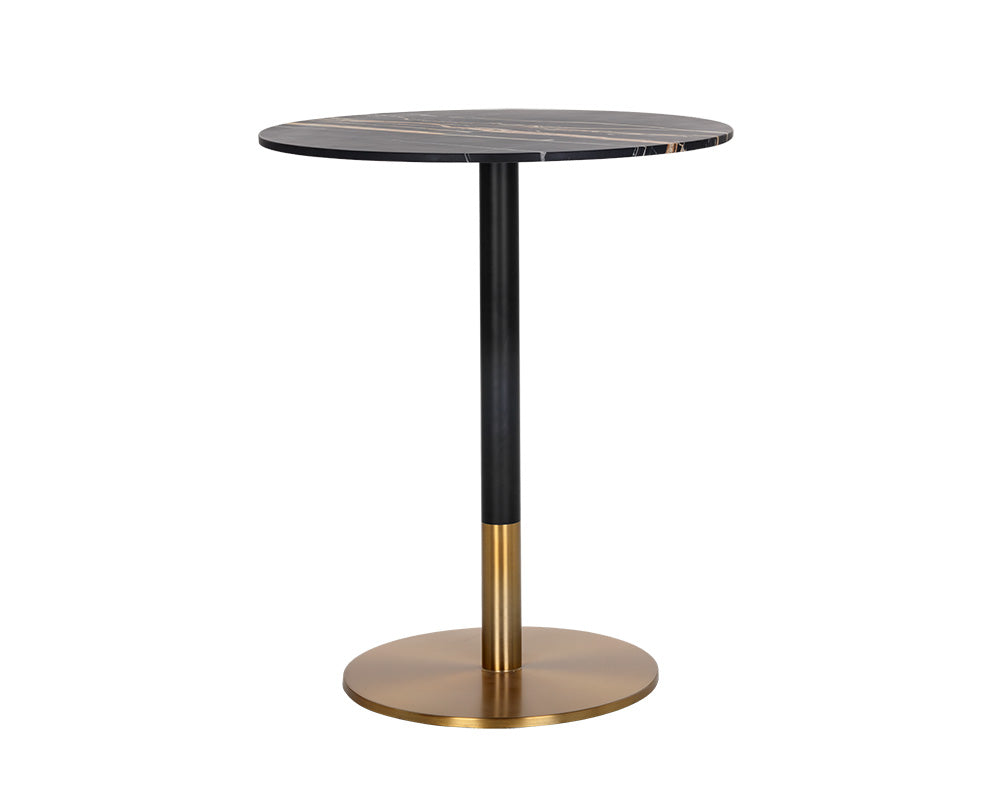 Massie Bar Table - Black Marble