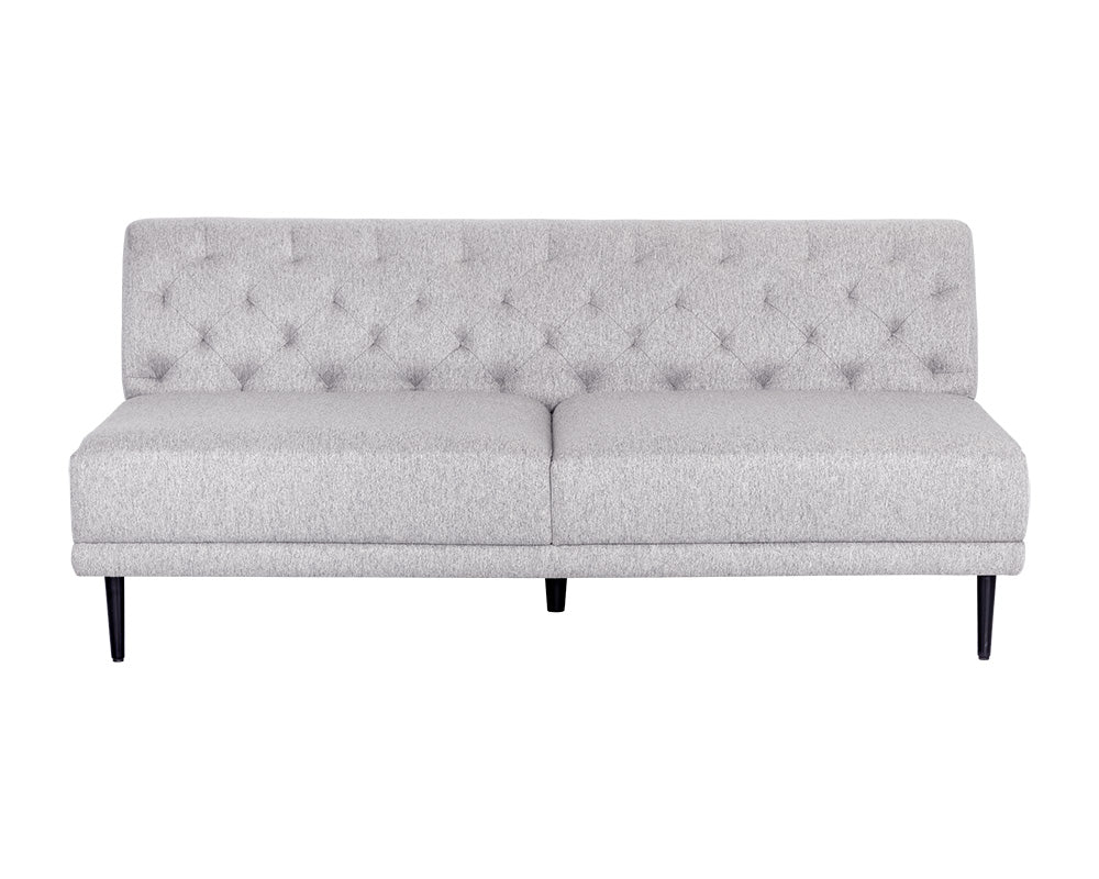 Delmar Armless Sofa - Trounce Aluminum