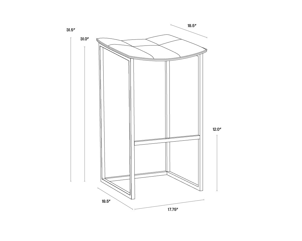 Faye Barstool - Bravo Cream