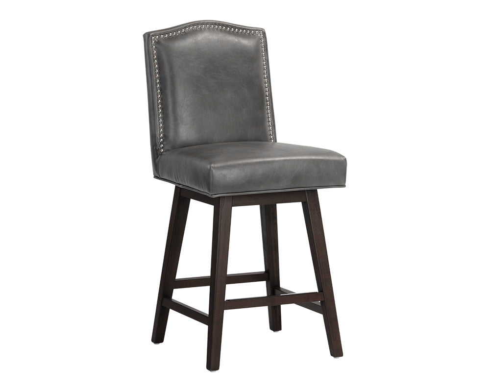Maison Swivel Counter Stool - Overcast Grey