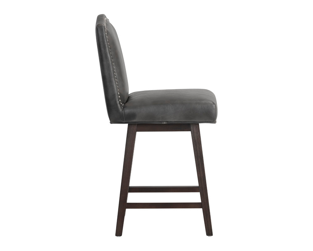 Maison Swivel Counter Stool - Overcast Grey