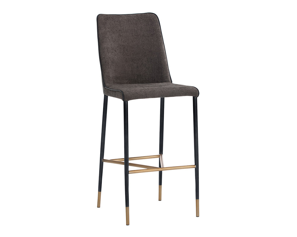Klaus Barstool - Black - Sparrow Grey / Napa Black