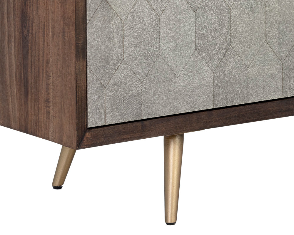 Aniston Sideboard - Large - Dark Mango - Taupe Shagreen