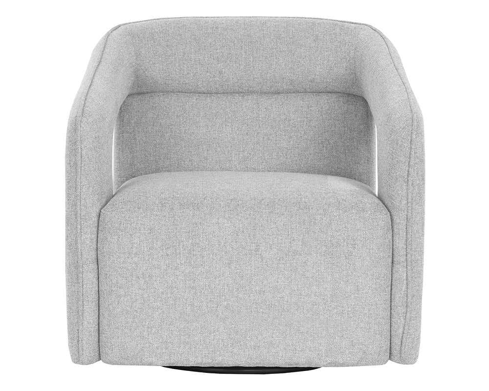 Kendrick Swivel Lounge Chair - Belfast Heather Grey