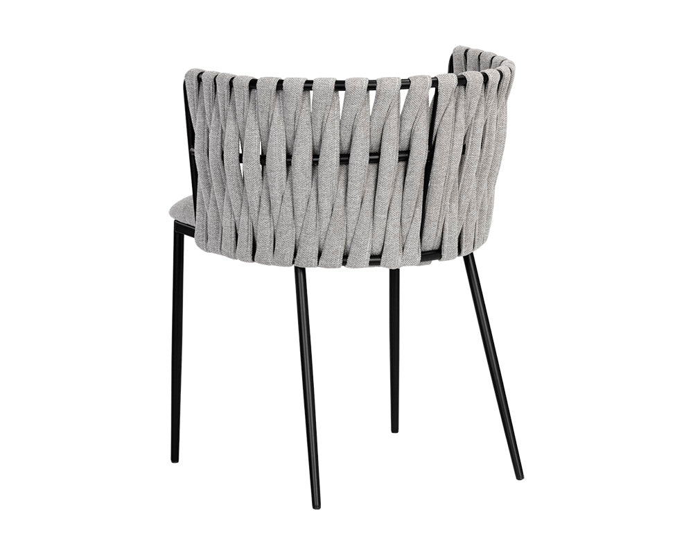 Sarai Dining Armchair - Belfast Heather Grey