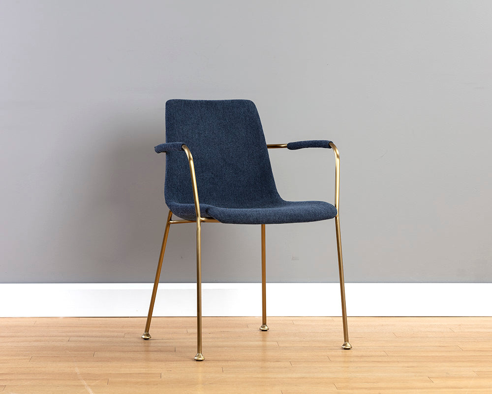 Hathaway Dining Armchair - Belfast Navy