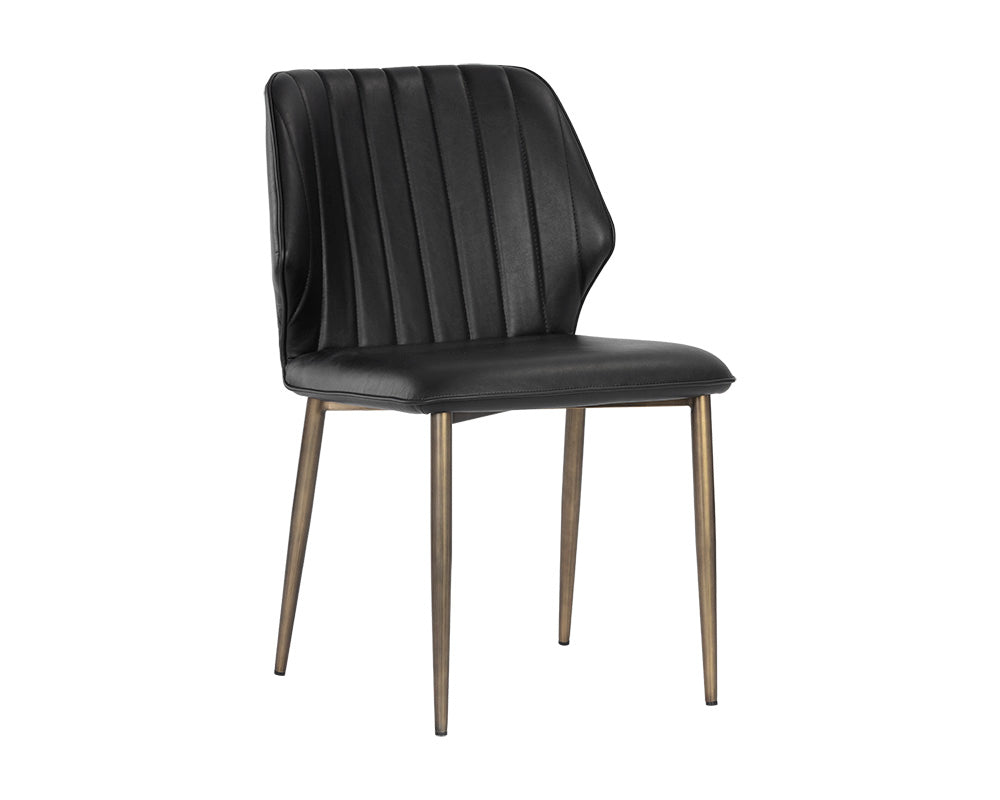 Clinton Dining Chair - Bronze - Bravo Black