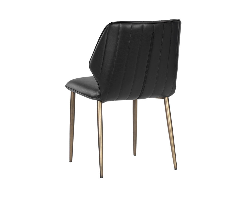 Clinton Dining Chair - Bronze - Bravo Black