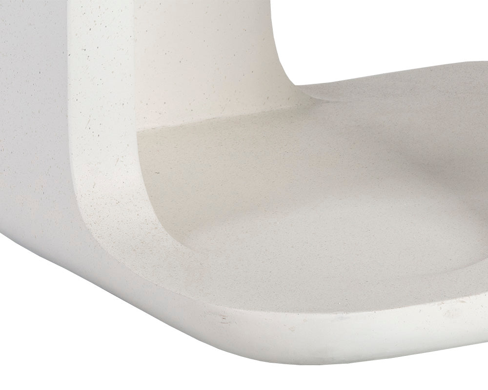 Odis End Table - White