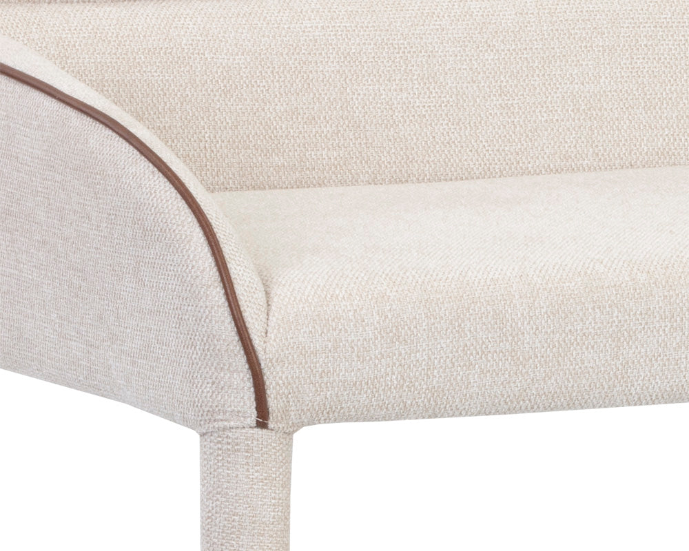 Cortland Banquette - Belfast Oatmeal