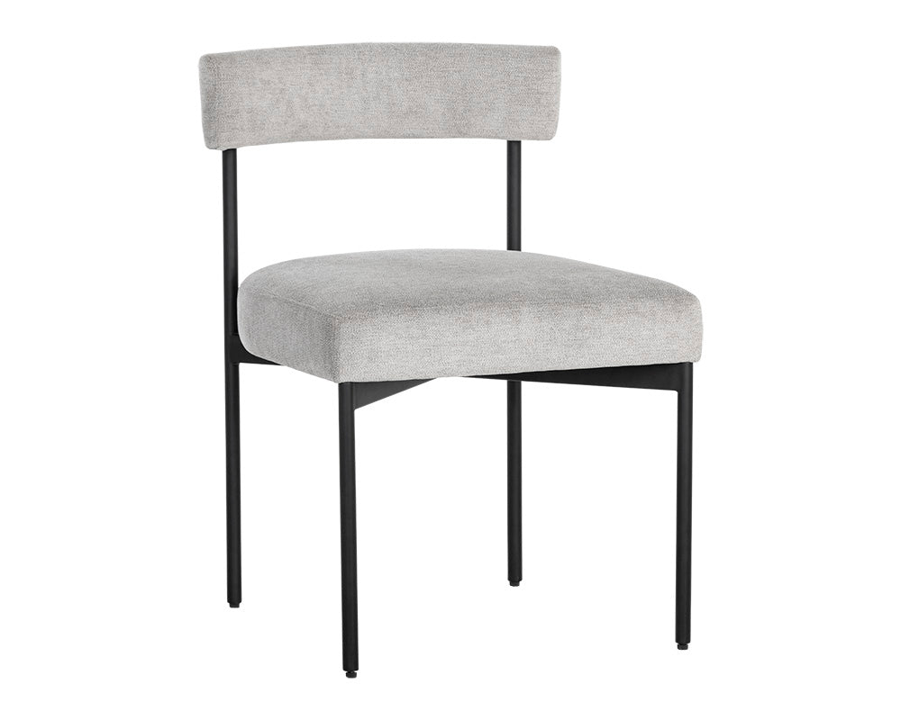 Seneca Dining Chair - Black - Polo Club Stone