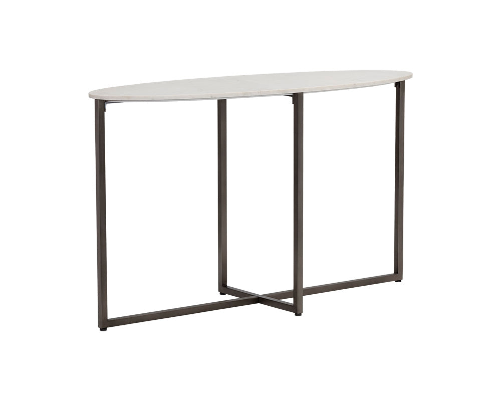 Kiara Console Table - Oval