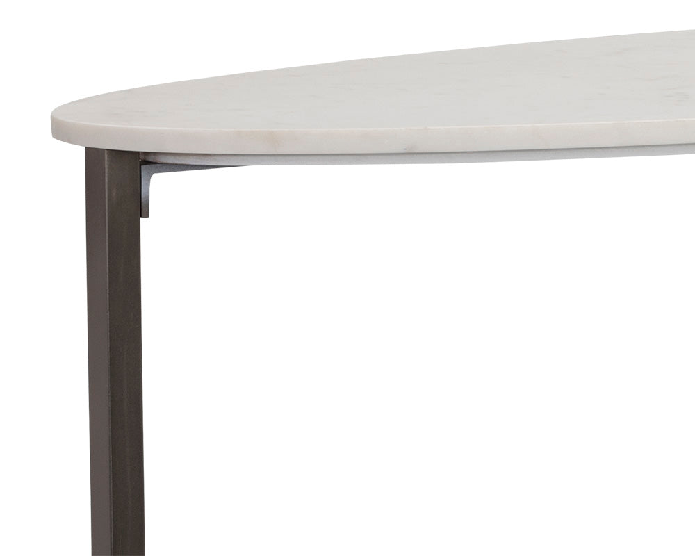 Kiara Console Table - Oval
