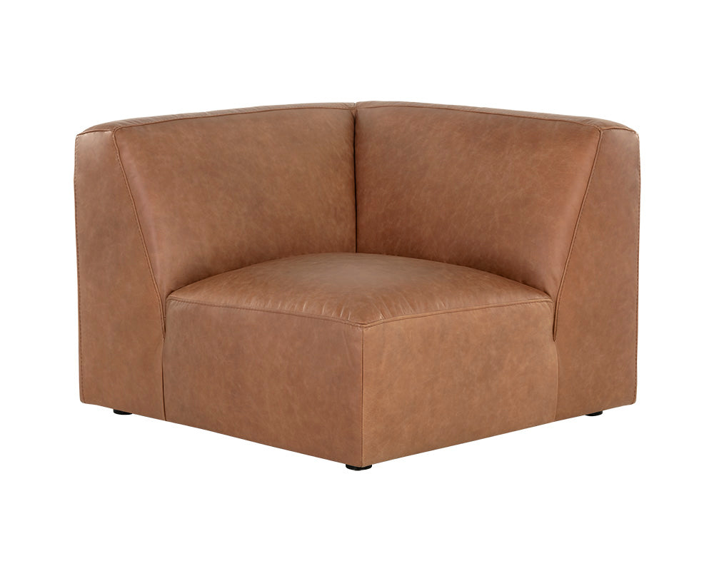 Watson Modular - Corner Chair - Marseille Camel Leather